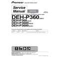 PIONEER DEH-P360 Service Manual cover photo