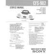 SONY CFS902 Service Manual cover photo