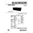 SONY XRC6220R Service Manual cover photo