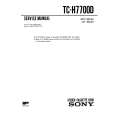 SONY TC-H7700D Service Manual cover photo
