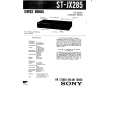 SONY STJX285 Owner's Manual cover photo
