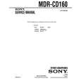 SONY MDRCD160 Service Manual cover photo