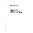 HITACHI HM4921D Owner's Manual cover photo
