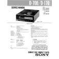 SONY D700 Service Manual cover photo
