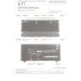 KENWOOD X-F7 Service Manual cover photo