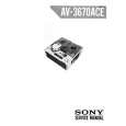 SONY AV3670ACE Service Manual cover photo