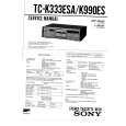 SONY TC-K333ESA Service Manual cover photo
