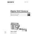 SONY MVC-FD87 Owner's Manual cover photo