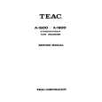 TEAC A-1500 Service Manual cover photo