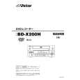 JVC BD-X200H Owner's Manual cover photo