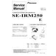 PIONEER SE-IRM250/E Service Manual cover photo