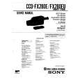 SONY CCDFX280E/EU Service Manual cover photo