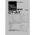 PIONEER CT-A7 Service Manual cover photo