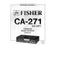 FISHER CA1271 Service Manual cover photo