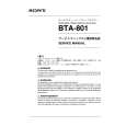 SONY BTA-801 Service Manual cover photo