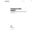 SONY CDP-CX250 Owner's Manual cover photo