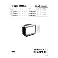 SONY KVA2941B Service Manual cover photo