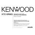 KENWOOD KTCSR903 Owner's Manual cover photo
