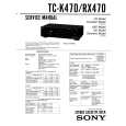 SONY TC-K470 Service Manual cover photo