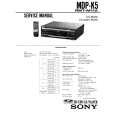 SONY MDP-K5 Service Manual cover photo