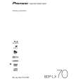 PIONEER BDP-LX70 Owner's Manual cover photo
