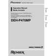 PIONEER DEH-P470MP Owner's Manual cover photo
