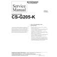 PIONEER CS-G205-K Service Manual cover photo