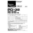 PIONEER PDS701 Service Manual cover photo