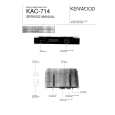 KENWOOD KAC714 Service Manual cover photo