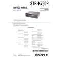 SONY STRK760P Service Manual cover photo