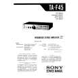 SONY TAF45 Service Manual cover photo