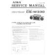 AIWA CS-W330 Service Manual cover photo