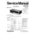 TECHNICS RSB10 Service Manual cover photo