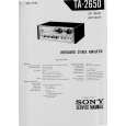 SONY TA-2650 Service Manual cover photo