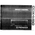 PIONEER CDXM50 Owner's Manual cover photo