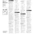 SONY MSG-128A Owner's Manual cover photo