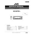JVC KDGX700 Service Manual cover photo