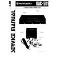 KENWOOD KAC501 Service Manual cover photo