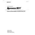 SONY CSP-9611H Owner's Manual cover photo