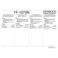 KENWOOD YF-107SN Owner's Manual cover photo