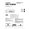 PIONEER PD-4300 Owner's Manual cover photo