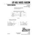 SONY LBT-A60 Service Manual cover photo