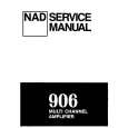 NAD 906 Service Manual cover photo