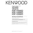 KENWOOD KRFV5060D Owner's Manual cover photo