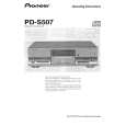 PIONEER PDS507 Owner's Manual cover photo