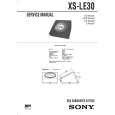 SONY XSLE30 Service Manual cover photo