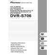 PIONEER DVR-S706/KBXV Owner's Manual cover photo