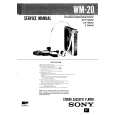 SONY WM10 Service Manual cover photo