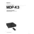 SONY MDPK3 Owner's Manual cover photo