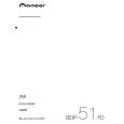 PIONEER BDP-51FD/TLFWXJ2 Owner's Manual cover photo